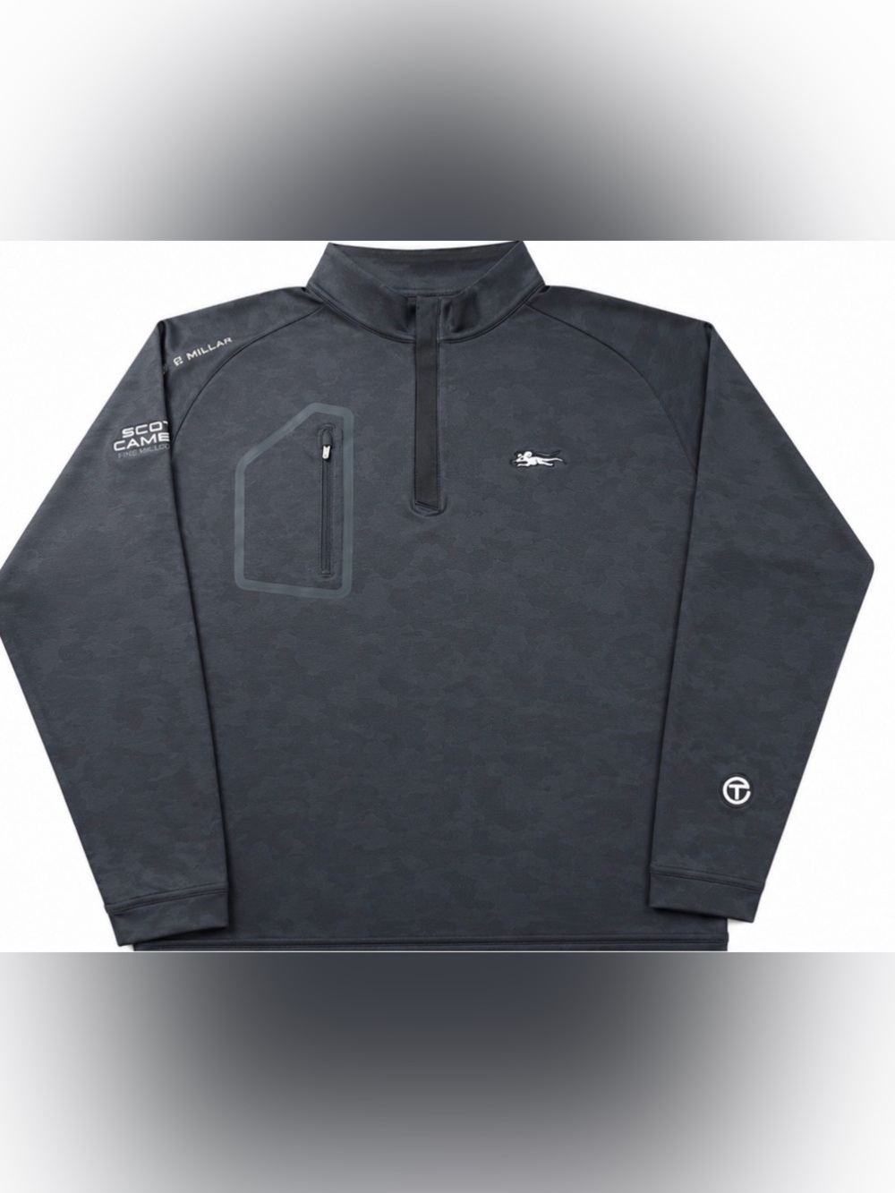 SCOTTY CAMERON GALLERY Circle T  Flying Rat  1/4 Zip Pullover XXL Black Camo